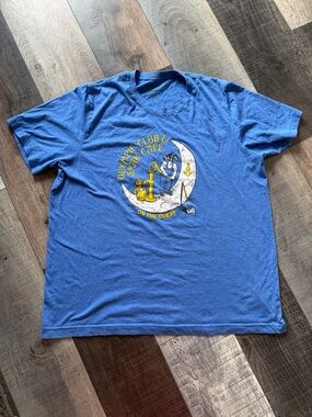 McMenamins Olympic Club Spar Cafe Graphic Tee Blue T Shirt XXL